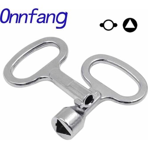 1PCS Universal Elevator Door Lock Valve key wrench Utility Key Plumber Triangle Key For Electric Cabinets Metro Trains