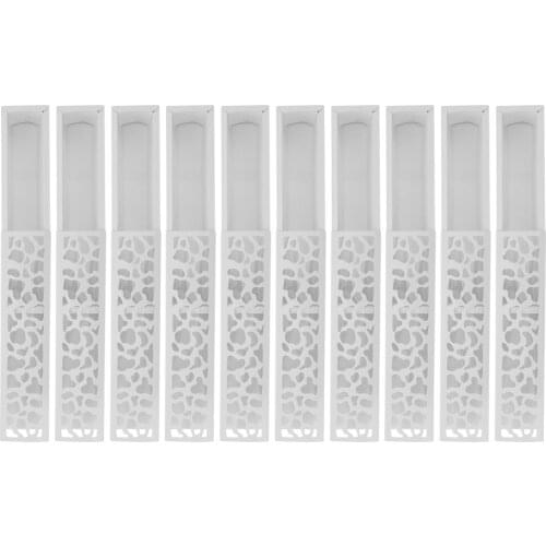 10pcs Rectangular Macaron Box Cookies Paper Box Dessert Packing Boxes for Bakery