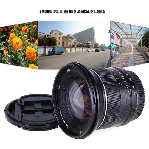 12mm f/2.8 Wide Angle manual Fixed Lens for canon ef-m eosm/m3/m5/m10 mirrorless camera