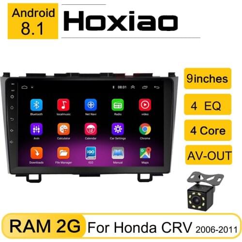 Android 8.1 Car Multimedia Player For Honda CRV CR-V 3 2006-2011 2007 2008 2009 WiFi Stereo HD GPS Bluetooth 2din Radio Player