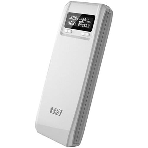 No Battery) QD188-PD Dual USB QC 3.0 + Type C PD DC Output 8x 18650 Batteries DIY Power Bank Box Holder Case Fast Charger