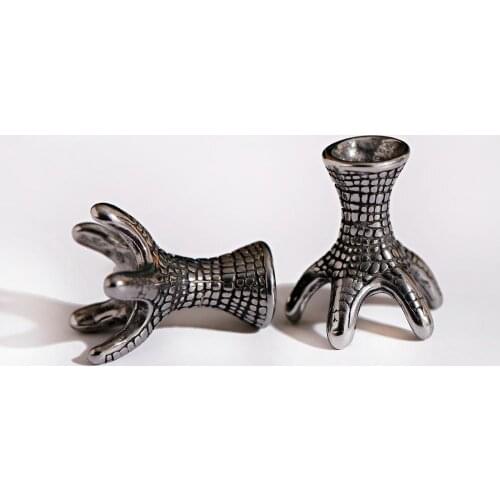 Silver Color DIY Beads Dragon Claw Shape spacer beads suitable for decoration handmade beaded braided bracelet 2020 jewelry gift