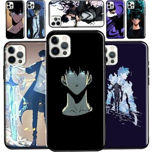 Solo Leveling Sung Jin Woo Case For iPhone 12 Pro 11 Pro Max 6 6S 7 8 Plus XR XS Max X 12 Mini SE 2020 Cover Shell