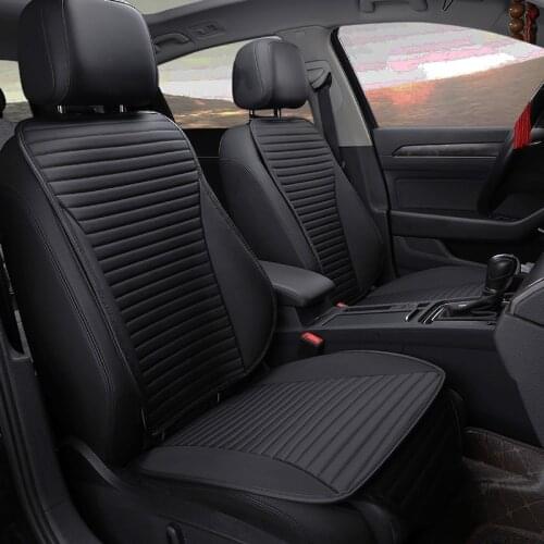 Car Seat Cover Easy Clean Not Moves Auto Seat Cushions, For Kia Rio Pu Leather Non Slide Chair Cover Water Proof E1 X30