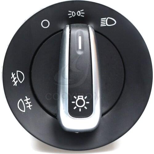 COOYIDOM 1PCS New Headlight Head Lamp Switch Light For VW Jetta Bora Golf MK4 Passat B5 Polo 9N Lupo New B5 3BD941531