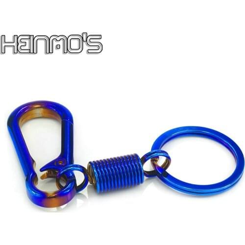 For Motorcycle Motorbike Motocross Moto Scooter Univesal Key Chain Rope Decorative Accessories Decoration Color Titanium Color