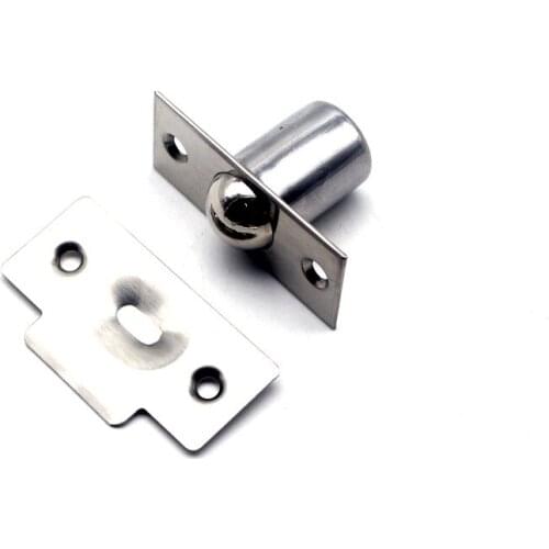 Stainless steel door touch invisible door touch bead wooden door spring touch bead KTV use touch bead lock