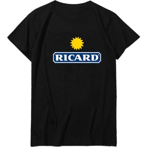 Mens T-shirt printing Fender T Shirt Ricard Cotton Design T Shirt Mens T shirts Casual T Shirts White men clothing