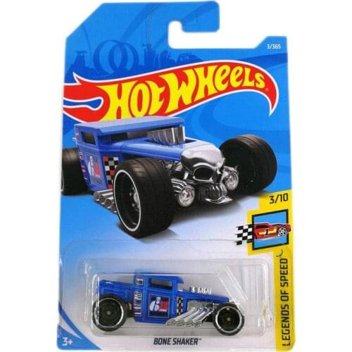 HOT WHEELS Cars 1/64 2018-2020 BONE SHAKER Series Collector Edition Metal Diecast Model Car Kids Toys