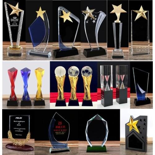 Customized Crystal Trophy Cup Creative Encourage Souvenir