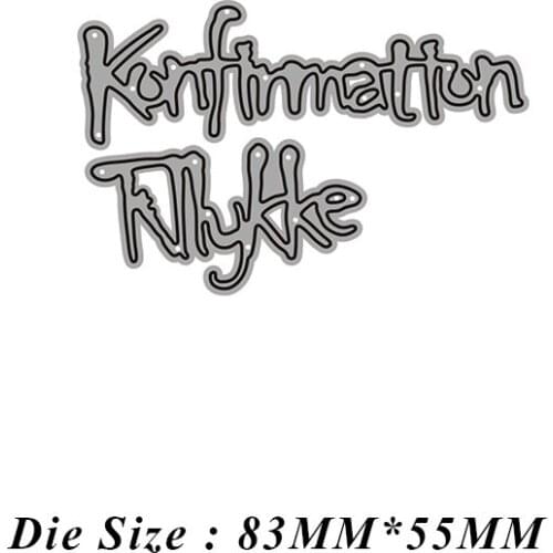 JMCRAFT Letter Words Decoration Metal Cutting Die Decorative Letter Die Cuts For Card Making Scrapbook DIY New 2021 Crafts