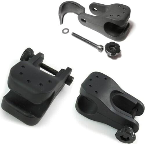 MTB Cycling Bike Flashlight LED Torch Bracket Bicycle Front Light Mount Clip on Handlebar Head Light Holder Headlamp Clamp Grips