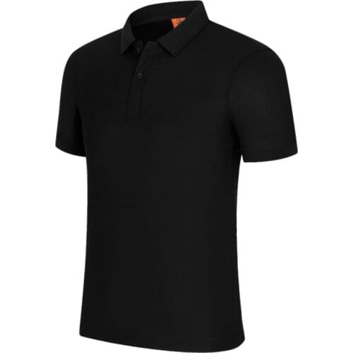 Polo unlined upper garment to pure color lapel t-shirts with short sleeves in summer