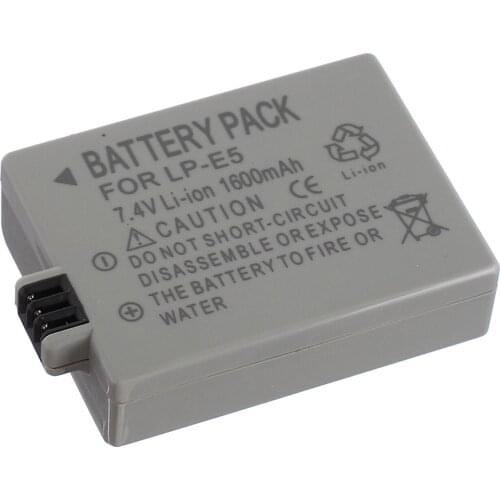 LP-E5 Battery Pack For Canon EOS Rebel T1i, XS, XSi and EOS 450D, 500D, 1000D, EOS450D, EOS500D, EOS1000D Digital SLR Camera