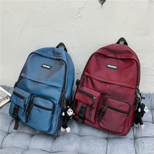 Harajuku Style Fashion Backpacks For Women Nylon Waterproof School Backpacks Large-capacity Outdoor Travel School Bags