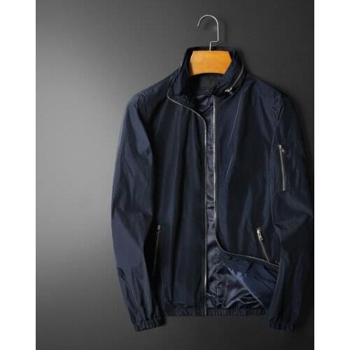 2021 autumn and winter new mens hidden hat trend casual sports windproof high-end versatile jacket