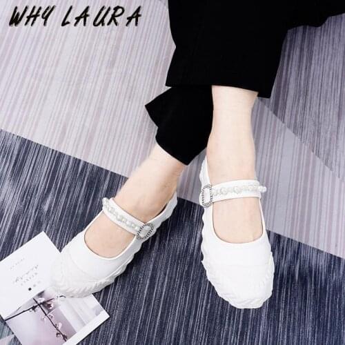 2021 new water diamond one word button soft bottom non-slip casual wear beach women all-match comfortable feet not tired Roman s