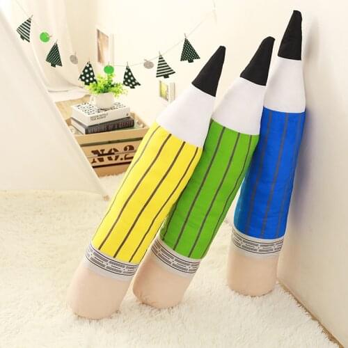 Large Size 85cm Creative Pencil Plush Toys Colorful Pen Cloth Doll Kids Free Shipping Pillow Cushion Sleep Birthday Gift