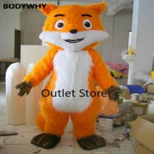 Easter Long Fur Helmet Orange Cat Mascot Costume Cartoon Masquerade Cos Cartoon Dress Outfits Carnival Halloween Xmas Ad Clothes