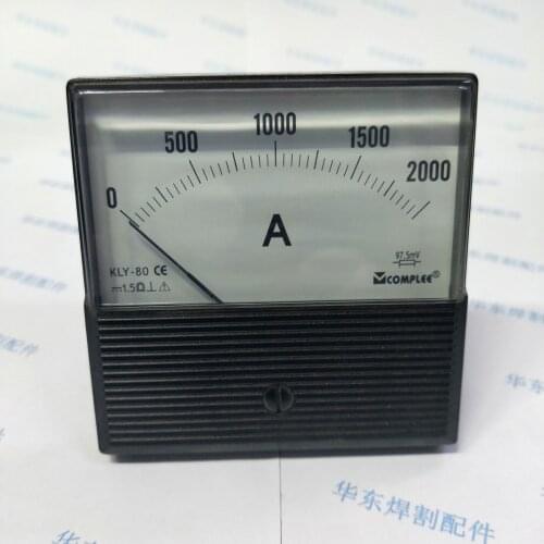 Instrument ammeter KLY-80 2000A voltmeter KLY-C80 0-100V for submerged arc welding trolley