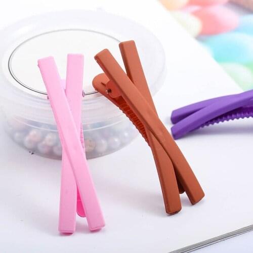 Simple Korean Hair Clips X Hairpins For Women Girls Femme Fashion Duckbill Clip Hair Side Clips Jewelry Accessories Mujer