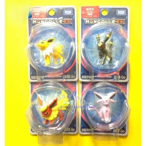 TAKARA TOMY Genuine Pokemon MC Series Jolteon Vaporeon Flareon Umbreon Limited Rare Action Figure Model Toys