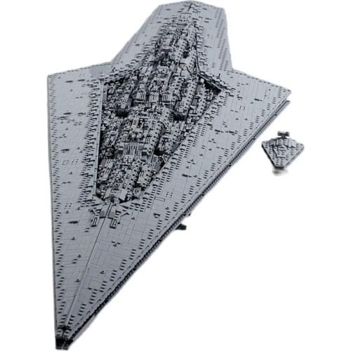 Wars Plan Toys The MOC-15881 Executor Class Dreadnought Model Space Ships Building Blocks Bricks Kids Christmas Gifts