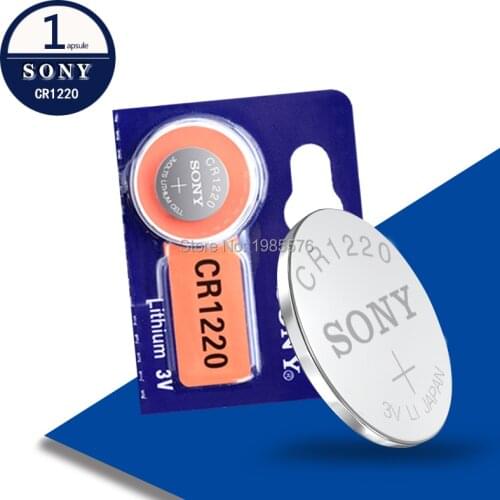 1PC For Sony CR1220 CR 1220 Lithium Li-ion Battery DL1220 BR1220 ECR1220 LM1220 L04 5012LC Replacement Button Coin Cell Battery