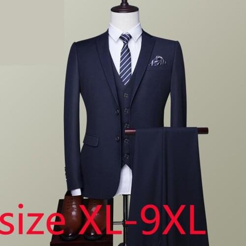 2020 New Arrival Fashion Super Large Oversized Thin Suit Formal Men Suits For Wedding Mens Jacket Plus Size XL-6XL7XL8XL 9XL