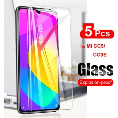 5Pcs Screen Protector Glass For Xiaomi Mi A3 Tempered Glass For Xiaomi MiA3 A3 Protective Anti Scratch Glass