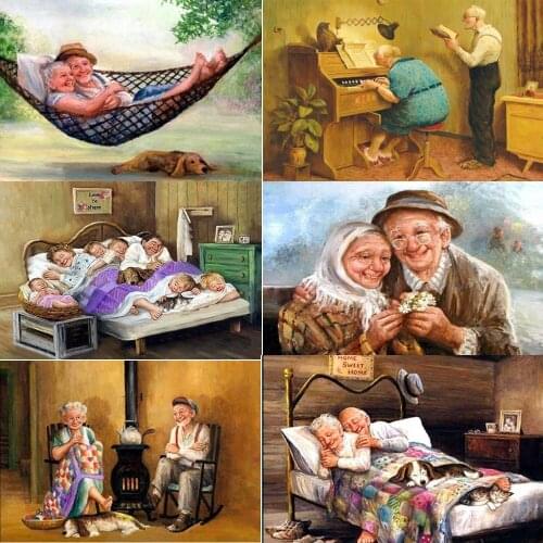 5ddiy Diamond Painting Character Cross Stitch Square Round Diamond Painting Art Mosaic Life Home Decoration New Products