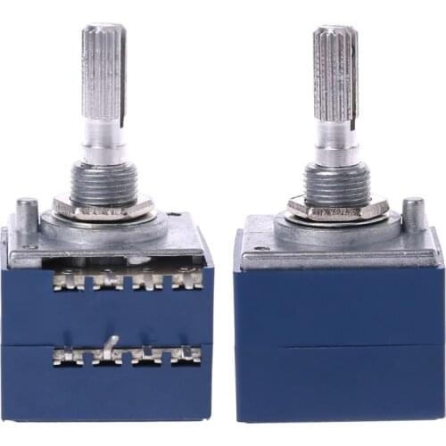 8 Pin Potentiometer RH2702 Serrated Split Shaft 6MM Precision 27-type A100K 100K Drop Ship