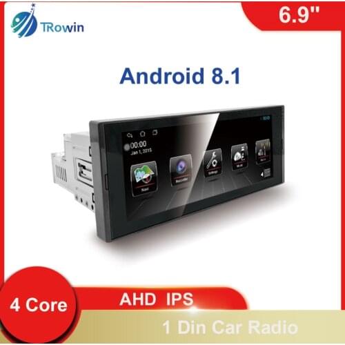 Private HD 6.9inch Full Touch IPS Screen Single Din Android Car Multimedia Player MP5 GPS Bluetooth Support AHD Rearview