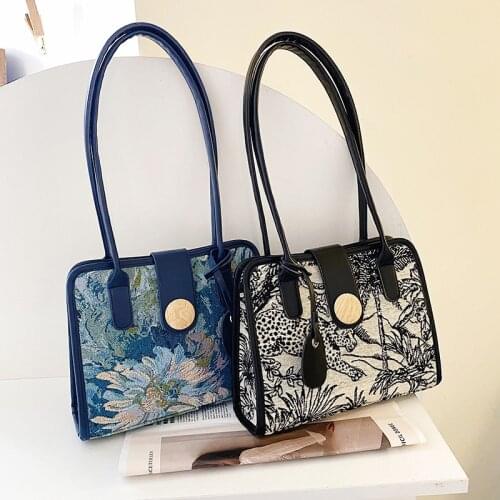 Big 2021 Fashion Handbags This Year Popular Shoulder Underarm Square Bag hand tote