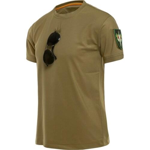 Mens T Shirt Military Tactical Combat Tee Shirts Army Paintball Clothes Summer Breathable Black Casual Quick Dry Short Sleeve