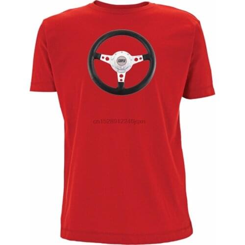Classic Mini Cooper Steering Wheel Tshirt Moto Lita John Cooper s Leather rim