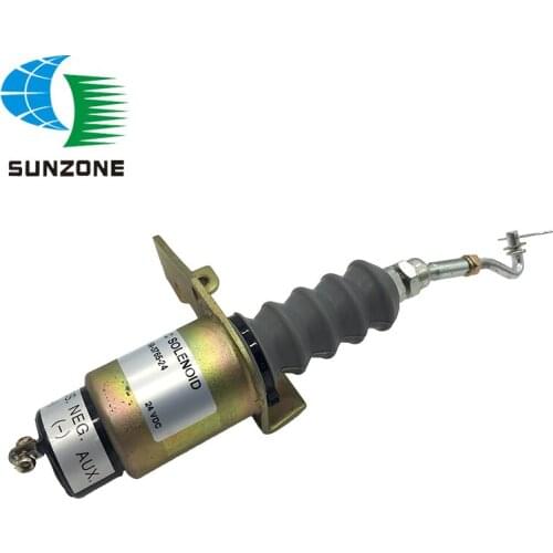 Left Mounted Shutoff Solenoid 24V SA-3765-24 SA-3765 For Bosch RSV 1751 Fule Injection Pump