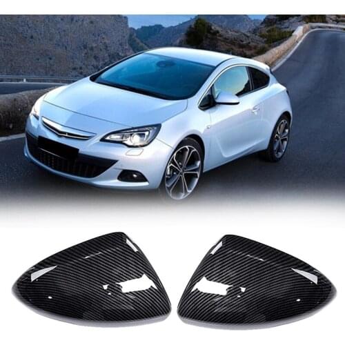 Car Rearview Mirror Cover Side Wing Rear View Mirror Case Covers Trim for Opel Astra J K 2010-2019 Rearview Mirror Cover