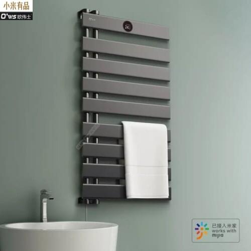 New Ows Electric Heating Towel Rack Intelligent Constant Temperature Work With Mijia Smart Timing Sterilize and Remove Mites