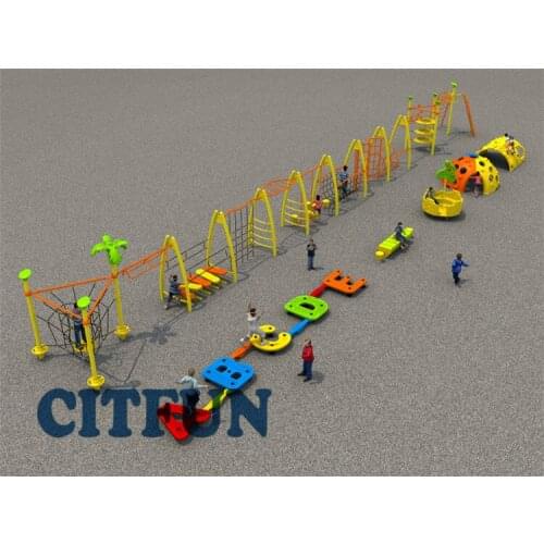 New design Funny outdoor playground combination play structure OP16-256B