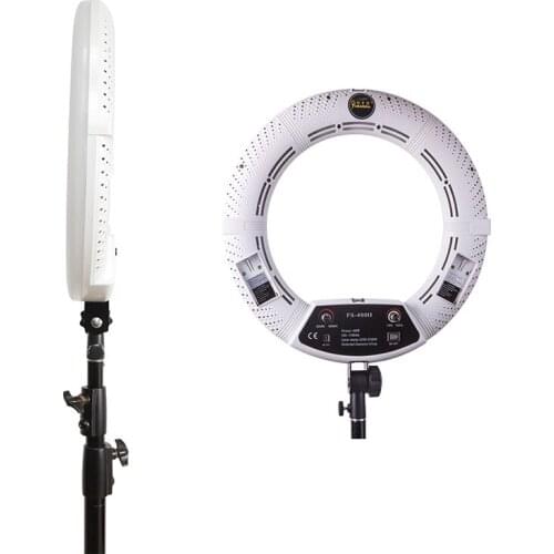 Yidoblo White FS-480II LED 3200K-5500K Dimmable BIO-color Video LED Photo Ring Light Studio Day Light