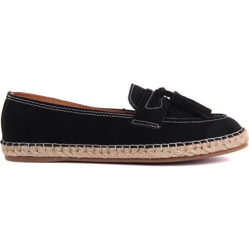 Sail-Lakers Black Suede Women Espdaril