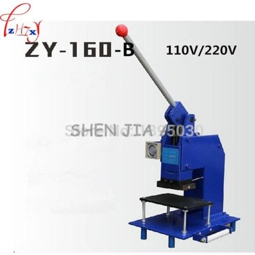 ZY-160-B manual hot foil stamping machine manual stamper leather embossing machine Printing area 100*150MM