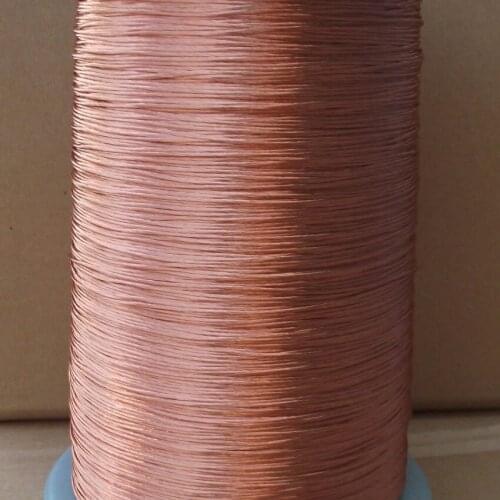 0.2X5 shares beam light strands twisted copper Litz wire Stranded round copper wire sold by the meter