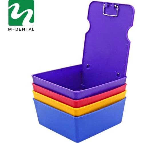 1pc Dental Storage Box Dentist Plastic Storage Sorting Box Dental Tools 4 Colors Available For Dental Lab Free Shipping