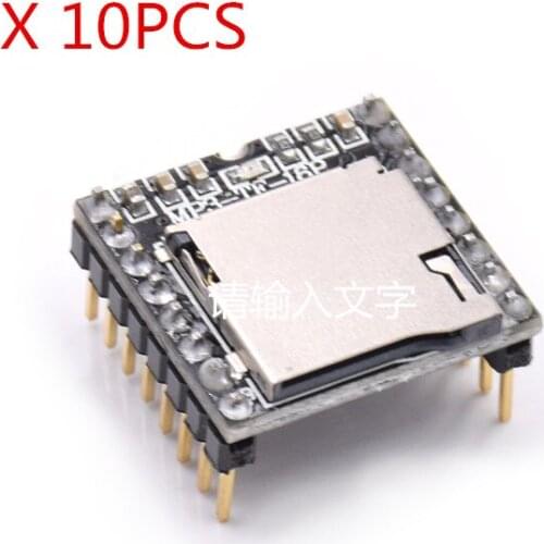 10pcs Mini MP3 Player Module TF Card U Disk Mini MP3 Player Audio Voice Module Board