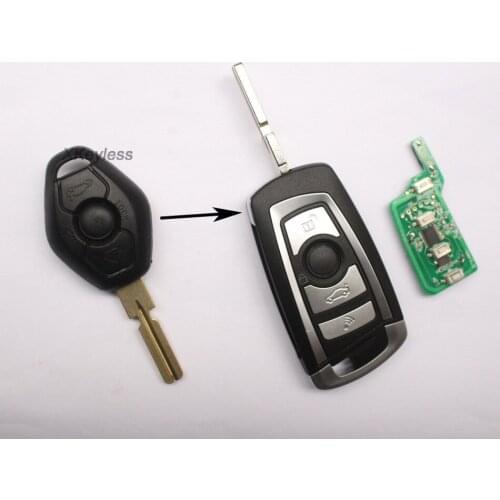 2004-2006 for Bmw CAS2 car E93 , E60 , Z4 X5 X3 car fob folding remote key transmitter 315mhz or 434mhz or 868mhz