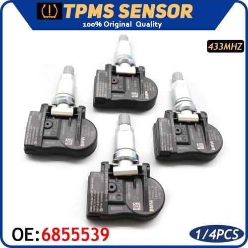 6855539 Car TPMS Tire Tyre Pressure Monitoring System Sensor For BMW I3 I8 X1 X2 X5 X6 F86 433MHz 36106856209 36106881890