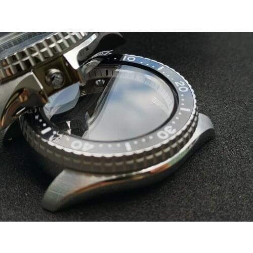Mod SKX007 Watch Case Ceramic Bezel Sapphire Crystal Stainless Steel SKX009 Diver Watch Case Fit For NH35A /NH36A Movement