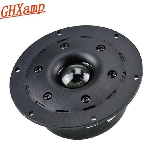 Ghxamp Hifi 4 inch Tweeter Speaker 5ohm 30W Dome Silk Film Treble Loudspeaker Home Theater Anti-magnetic 2 Way Speaker Diy 1pc